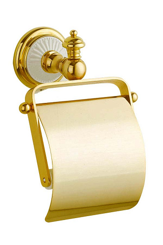 Держатель Boheme 10101 Palazzo для туалетной бумаги с крышкой, золото купить недорого в интернет-магазине Керамос