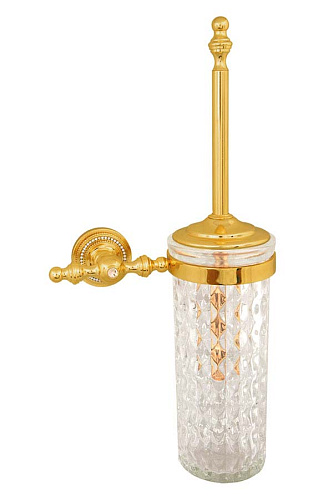 Ершик Boheme 10414 Imperiale для унитаза настенный, стекло, золото купить недорого в интернет-магазине Керамос
