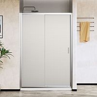 Душевая дверь Vincea VDS-5CT110MT City, 110х195 см, профиль хром/стекло текстурное