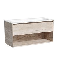 Тумба Sancos MR1.0100EG Marmi 1.0 под раковину 99.5х44.5 см, подвесная, дуб галифакс натуральный Тумба Sancos MR1.0100EG Marmi 1.0 под раковину 99.5х44.5 см, подвесная, дуб галифакс натуральный