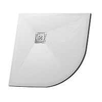 Душевой поддон RGW 16153099-01 Stone Tray ST/R-W полукруглый, белый Душевой поддон RGW 16153099-01 Stone Tray ST/R-W полукруглый, белый