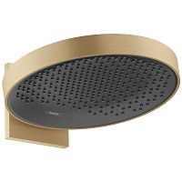 Hansgrohe 26230140  Rainfinity 360 1jet верхний душ с настенным держателем шлиф,бронза Hansgrohe 26230140  Rainfinity 360 1jet верхний душ с настенным держателем шлиф,бронза