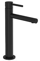 Смеситель Vitra A4255736 Origin для раковины-чаши, высокий, матовый черный