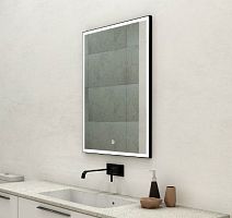 Зеркало с подсветкой Art & Max AREZZO AM-Are-600-800-DS-FC-H-Nero