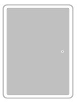 Зеркальный шкаф Belbagno SPC-MAR-800/800-2A-LED-TCH Marino, с подсветкой, 80х80 см, белое