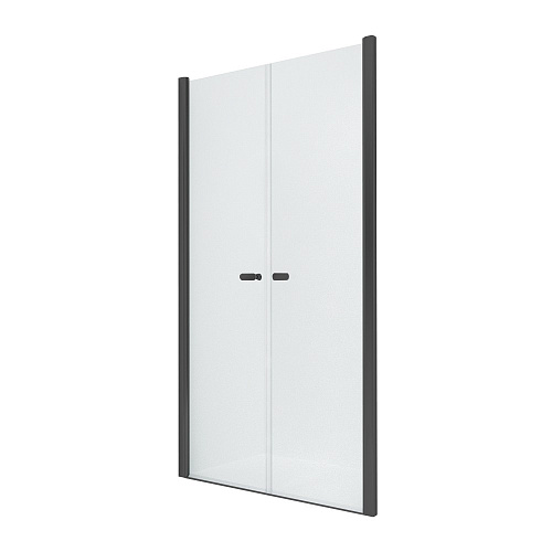 Душевая дверь в нишу New Trendy NEW SOLEO Black D-0213A купить недорого в интернет-магазине Керамос
