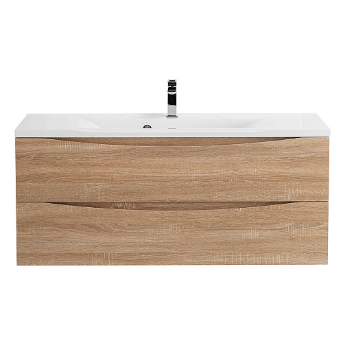 База BelBagno MARINO-1200-2C-SO-WO-P под раковину 120х45 см, подвесная, Rovere Bianco (белый дуб) купить недорого в интернет-магазине Керамос