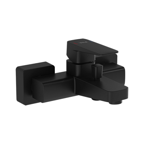 Смеситель Vitra A4273736EXP Root Square для ванны/душа, матовый черный Смеситель Vitra A4273736EXP Root Square для ванны/душа, матовый черный