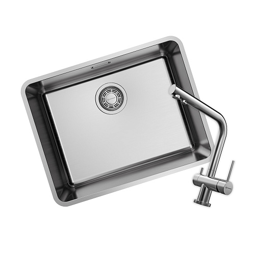 Комплект: мойка+ смеситель Omoikiri 7408.4011 купить недорого в интернет-магазине Керамос