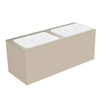 Тумба Keuco 31574180100 Edition 400 под умывальник 140х53.5 см, кашемир/стекло глянцевое кашемир