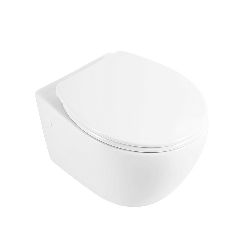 Чаша унитаза BelBagno BB507B PROSPERO подвесного, 38х52 см, белая