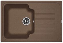 Мойка для кухни Florentina 20.260.B0760.303 Таис 76х51 см, с крылом, мокко