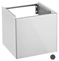 Тумба Keuco 34040110002 Royal Reflex под умывальник 50х49 см, петли справа, антрацит/антрацит петли