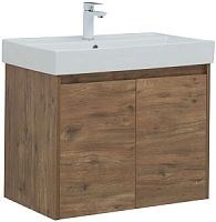 Тумба с раковиной Aquanet 00302528 Nova Lite, 76х46 см, темное дерево