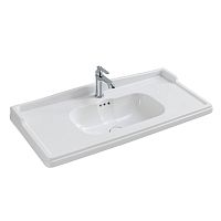 Раковина Cezares CZR-ELT-80-LVB Giubileo керамическая, 80х46 см, белый