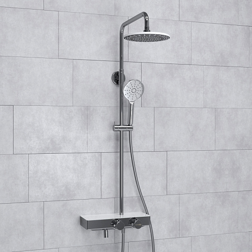 Душевая система WasserKRAFT  A113.067.127.CH Thermo Душевая система WasserKRAFT  A113.067.127.CH Thermo