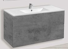 База Vincea VMC-2MC100BT Mia под керамическую раковину, 100х50 см, подвесная, Beton (серый) купить недорого в интернет-магазине Керамос