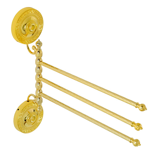 Полотенцедержатель Migliore 31787 Montecarlo тройной поворотный, золото - купить в Санкт-Петербурге, цена на Полотенцедержатель Migliore 31787 Montecarlo тройной поворотный, золото в интернет-магазине Керамос Полотенцедержатель Migliore 31787 Montecarlo тройной поворотный, золото купить недорого в интернет-магазине Керамос