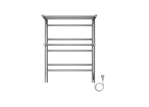 Полотенцесушитель электрический Aquatek AQ EL RRP0770CH Альфа П7 50х70 см, с полкой, хром Полотенцесушитель электрический Aquatek AQ EL RRP0770CH Альфа П7 50х70 см, с полкой, хром