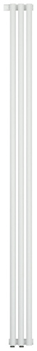 Радиатор Сунержа 30-0310-1803 Эстет-1 отопительный н/ж EU50 левый 1800х135 мм/ 3 секции, матовый белый