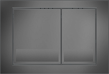 Смывная клавиша KKPol SPP/028/WS/K M06 для инсталляции, оружейная сталь