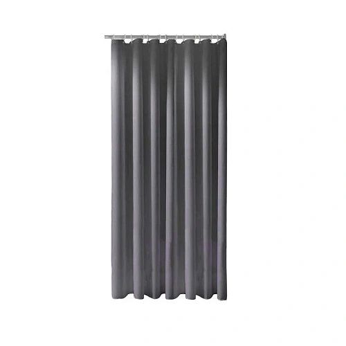 Занавеска Keuco 14943000610 Plan uni душевая, антрацит/8 люверсов купить недорого в интернет-магазине Керамос