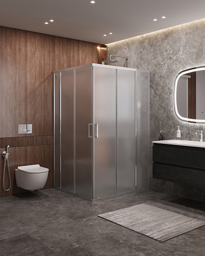 Душевой уголок CEZARES MOLVENO-AH-22-120/110-P-Cr УГЛОВОЙ Душевой уголок CEZARES MOLVENO-AH-22-120/110-P-Cr УГЛОВОЙ