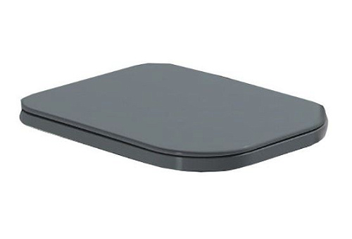 Сиденье с крышкой для унитаза Simas Henges HE004 cemento matt/cr