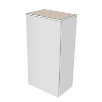 Шкаф-пенал Keuco 31725750002 Edition 400 средний 90х45 см, петли справа, белый/стекло матовое кашемир