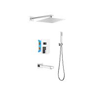 Душевой комплект Aquatek AQ1673CR Либра Set 4 в 1, хром