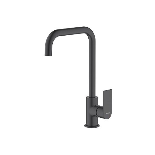Смеситель Aquatek AQ1480MB Лира для кухни, черный матовый