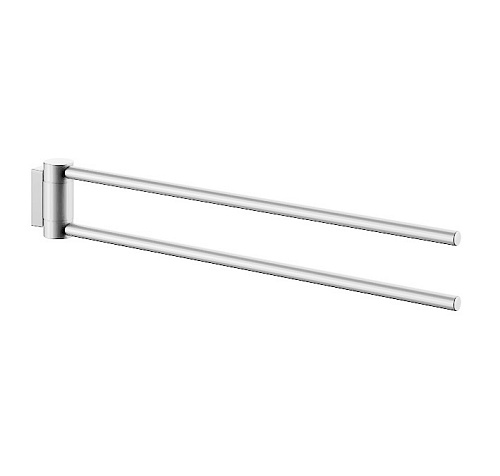 Полотенцедержатель Keuco 14918170000 Plan двойной, поворотный, алюминий анодированный/хром купить недорого в интернет-магазине Керамос