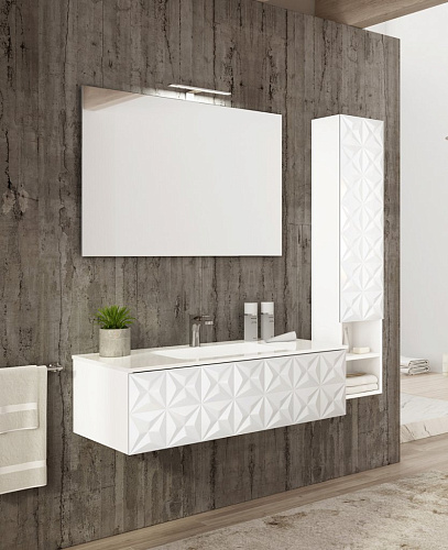 Подвесной шкафчик Cezares LECCE LC,BS1051T.601 Bianco Laccato Opaco 105,5x51,5x30 купить недорого в интернет-магазине Керамос Подвесной шкафчик Cezares LECCE LC,BS1051T.601 Bianco Laccato Opaco 105,5x51,5x30 купить недорого в интернет-магазине Керамос