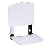 Сиденье Keuco 34982010051 Plan Care складное, хром/белый (RAL 9010)