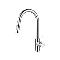 Aquatek AQ1384CR Европа Смеситель для кухни с вытяжным изливом 2jet, хром
