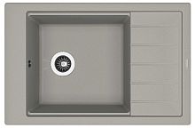 Мойка для кухни Florentina 20.275.D0780.305 Липси 78х51 см, с крылом, серая