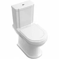 Унитаз-компакт Villeroy & Boch 666210R1 Hommage (чаша) 37х74 см, альпийский белый CeramicPlus
