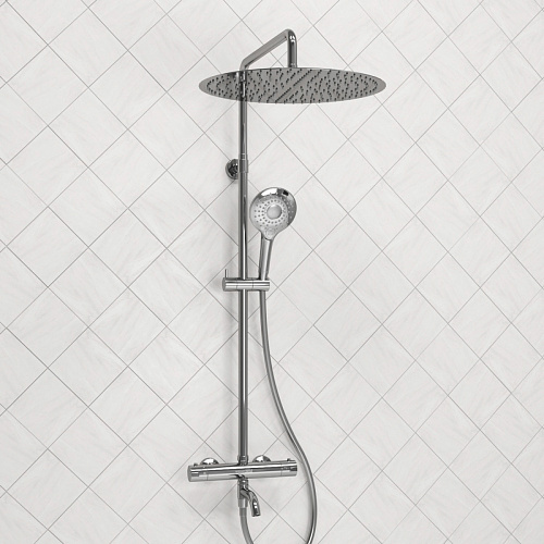 Душевая система WasserKRAFT  A188.117.101.087.CH Thermo