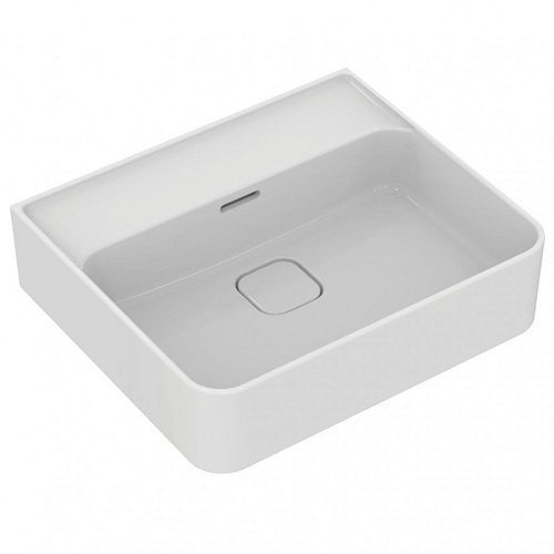 Раковина Ideal Standard T363701 Strada II подвесная 50х43 см, без отверстия под смеситель, Euro White (евробелый)