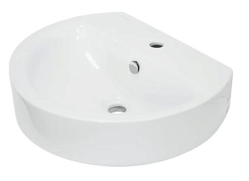 Умывальник Sanita Luxe WB.PD/Best/55-C/WHT.G/S1 Best 55 пьедестальный 55х45 см, ВКС белый S1