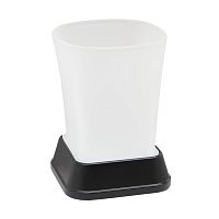 Стакан настольный, для зубных щеток WasserKRAFT Amper K-5400 K-5428BLACK