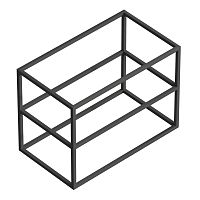 Каркас Cezares CADRO-90/46/58-2C-SO-MET-ST Cadro под тумбу, черный