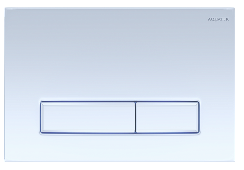 Клавиша смыва Aquatek KDI-0000021 Slim, белая