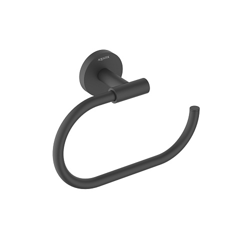 Полотенцедержатель Aquatek AQ4221MB Оберон овальный, черный матовый - купить в Санкт-Петербурге, цена на Полотенцедержатель Aquatek AQ4221MB Оберон овальный, черный матовый в интернет-магазине Керамос Полотенцедержатель Aquatek AQ4221MB Оберон овальный, черный матовый купить недорого в интернет-магазине Керамос