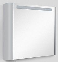 Зеркальный шкаф AM.PM M30MCR0801FG Sensation, правый, 80х70 см, с подсветкой, серый шелк глянец