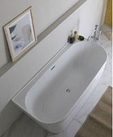 Сет 2248 2.31003.20_Aquanet  PRIORITY 3 Ванна акриловая, пристенная белая, слив-перелив интегрированный