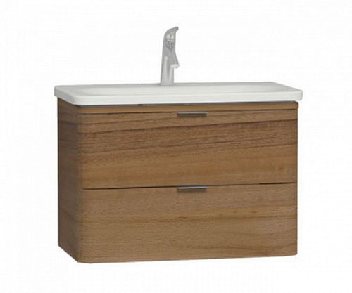 Тумба Vitra 56147 Nest Trendy с раковиной 80х45 см, подвесная, Naturwood (светлое дерево)