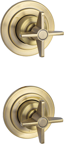 Смеситель Deante BQT_M44P Temisto для душа встраиваемый, с переключателем на 2 положения, латунь Смеситель Deante BQT_M44P Temisto для душа встраиваемый, с переключателем на 2 положения, латунь