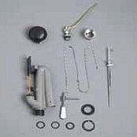 Simas R02cr  Arcade Механизм слива со штоком, ручкой и цепочкой, цвет хром