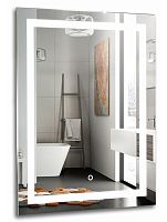 Зеркало Azario ФР-00001378 Рига подвесное, с подсветкой, 60х80 см, белое